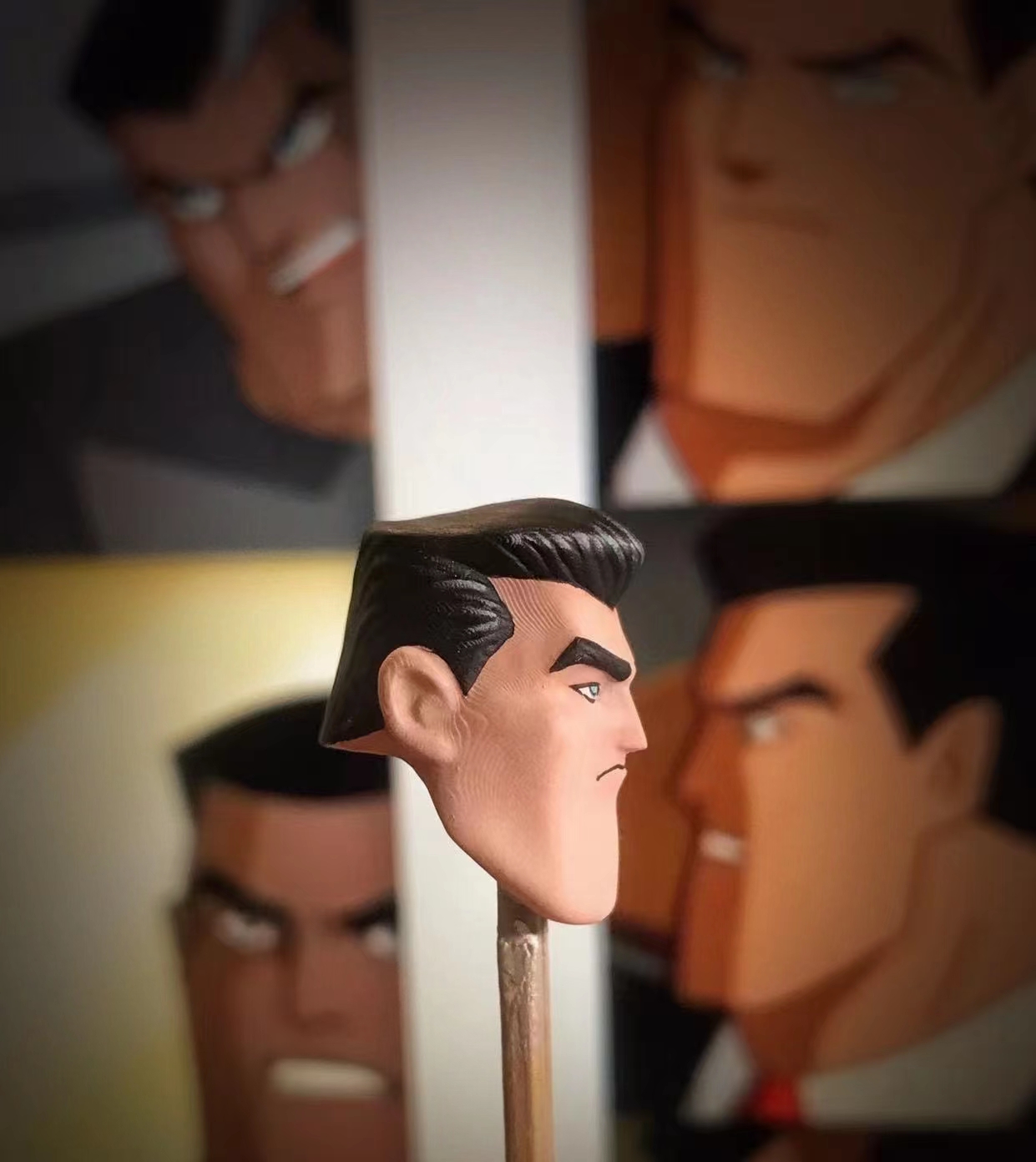 Tas Animated Bruce Wayne Headsculpt 1:12